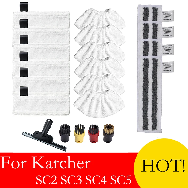 סמרטוט בד Karcher Easyfix SC2 SC3 SC4 SC5 שואב אדים מיקרופייבר לרצפה בגדים, עבור Karcher אביזרים
