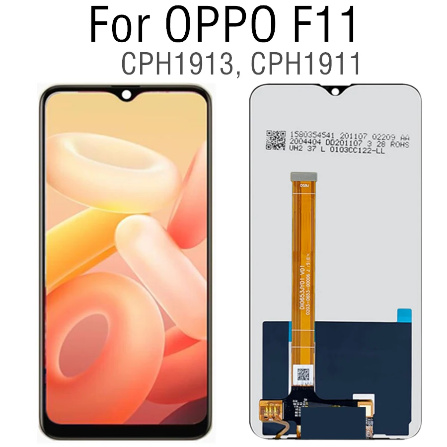 עבור OPPO F11 תצוגת LCD מסך מגע דיגיטלית הרכבה, חלקי חילוף עבור OPPO F11 CPH1913 CPH1911 LCD