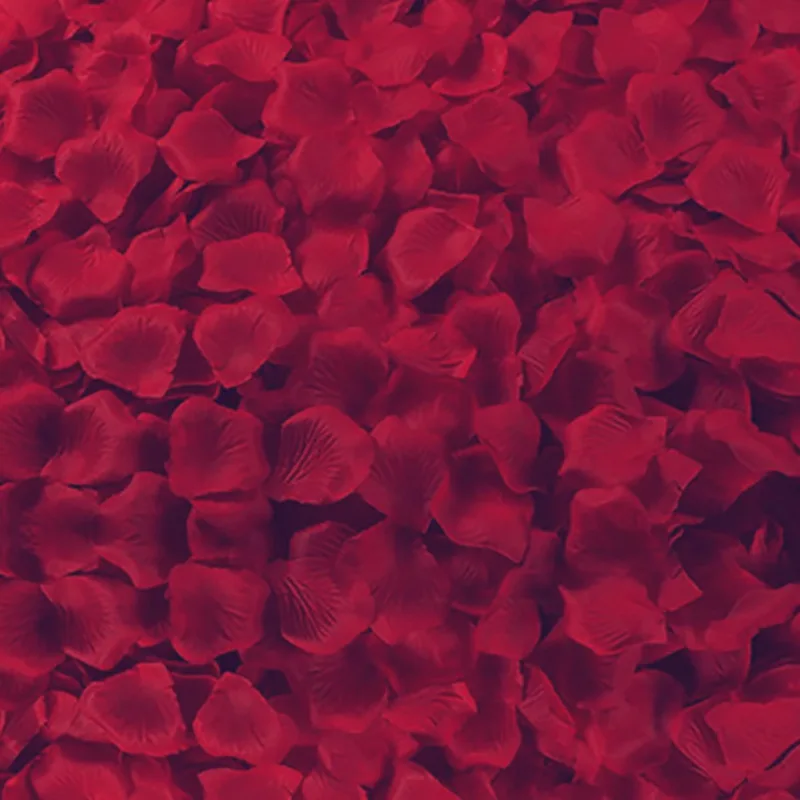 100Pcs ארוגים סימולציה עלי כותרת החתונה היד מפזרים פרחים רומנטי רוז לקבלת הצעה החתונה פריסת חדר יום הולדת עיצוב